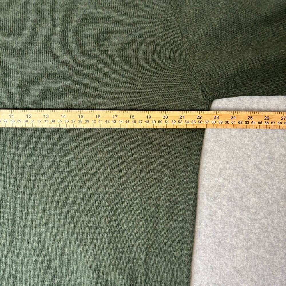 Lorenzo Magni Made In Italy Men's Green Wool Blend Sweater Pullover - Size XL - Picture 4 of 6